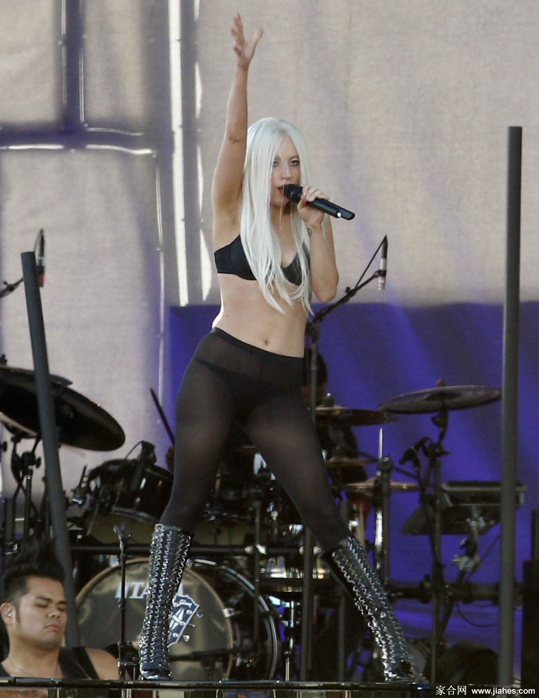 [CELEBRITY HOSIERY]Lady Gaga in nylon stockings,pantyhose,tights 9[3]