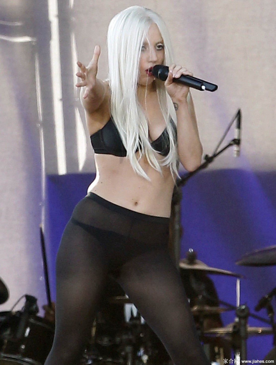 [CELEBRITY HOSIERY]Lady Gaga in nylon stockings,pantyhose,tights 9[4]