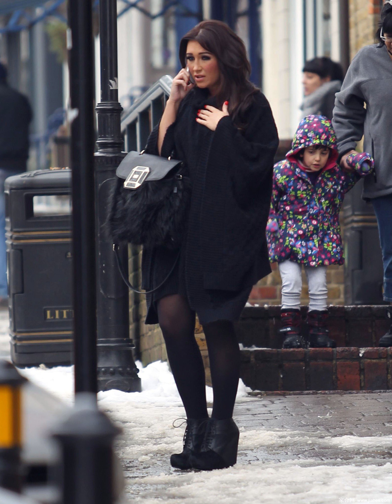 [CELEBRITY HOSIERY]Lauren Goodger in nylon stockings,pantyhose,tights 2[4]