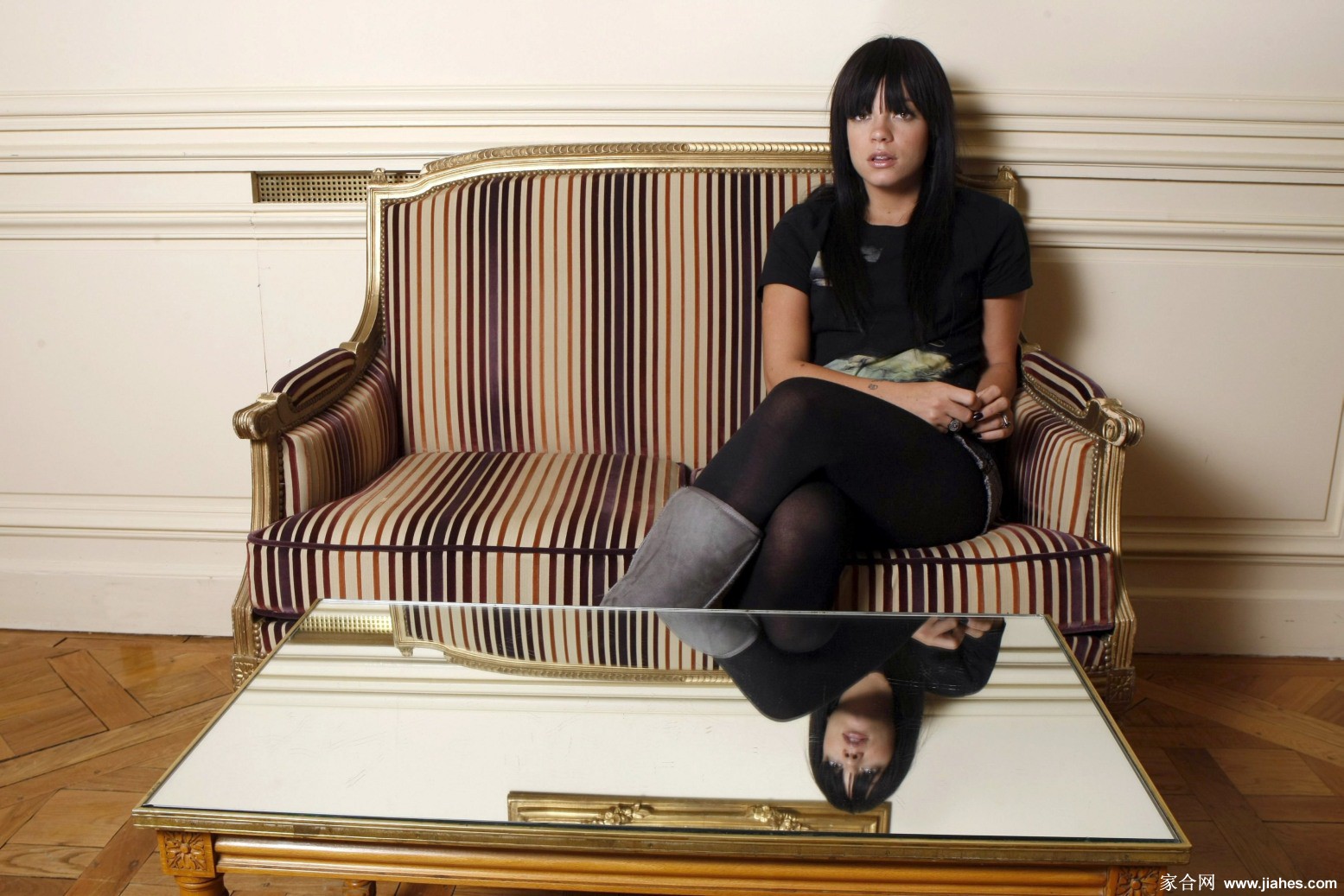 [CELEBRITY PANTYHOSE]Lily Allen in nylon stockings,pantyhose,tights 11[7]