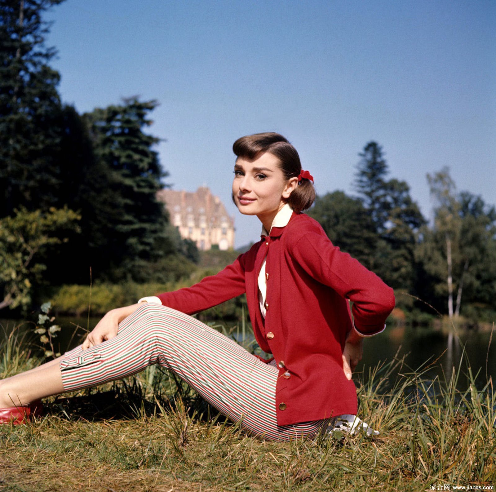 [CELEBRITY PANTYHOSE]Audrey Hepburn in nylon stockings,pantyhose,tights[7]