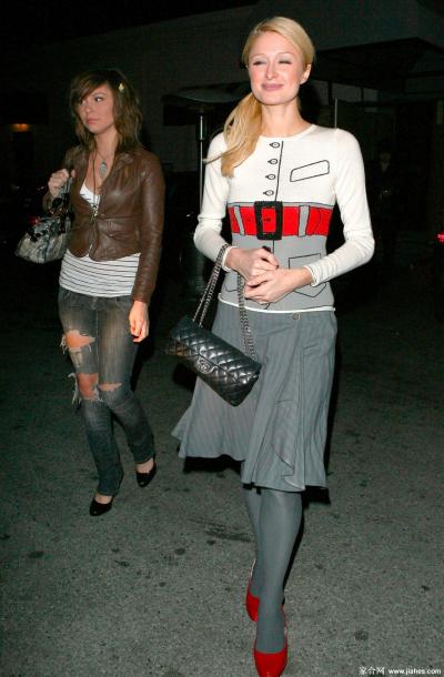 [CELEBRITY HOSIERY]Paris Hilton in nylon stockings,pantyhose,tights 16