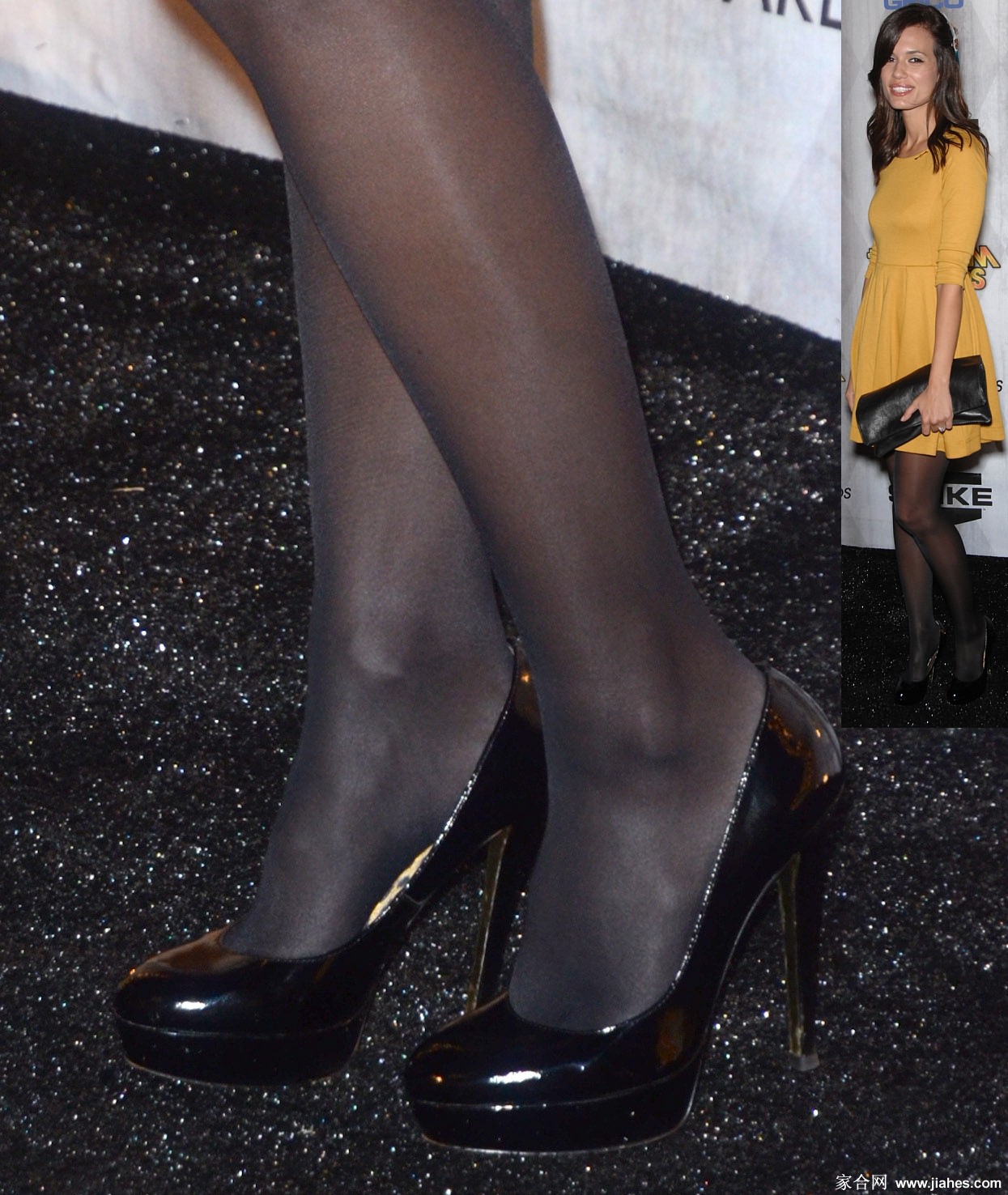 [CELEBRITY HOSIERY]Torrey DeVitto in nylon stockings,pantyhose,tights[8]