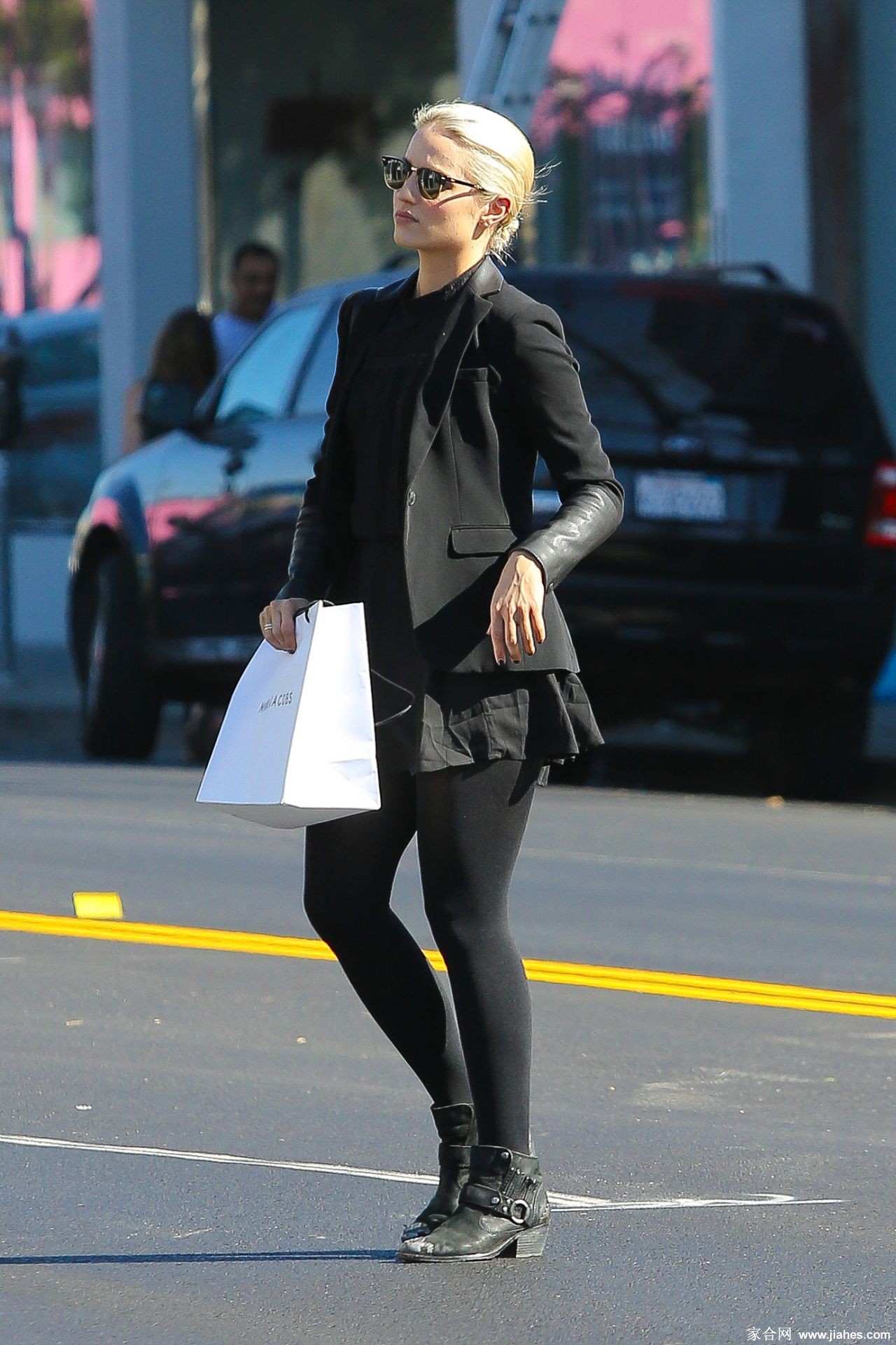 [CELEBRITY NYLON]Dianna Agron in nylon stockings,pantyhose,tights 6[8]