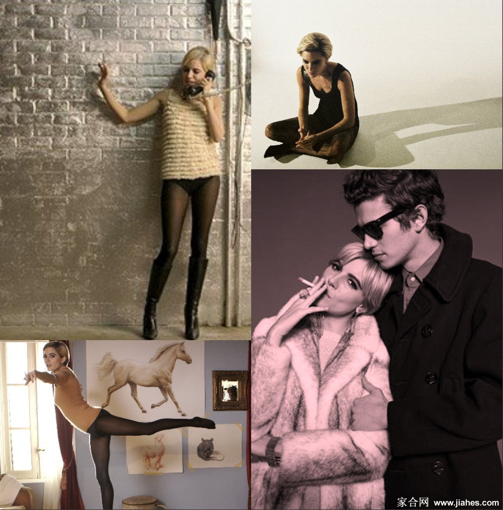 [CELEBRITY HOSIERY]Edie Sedgwick in nylon stockings,pantyhose,tights[7]