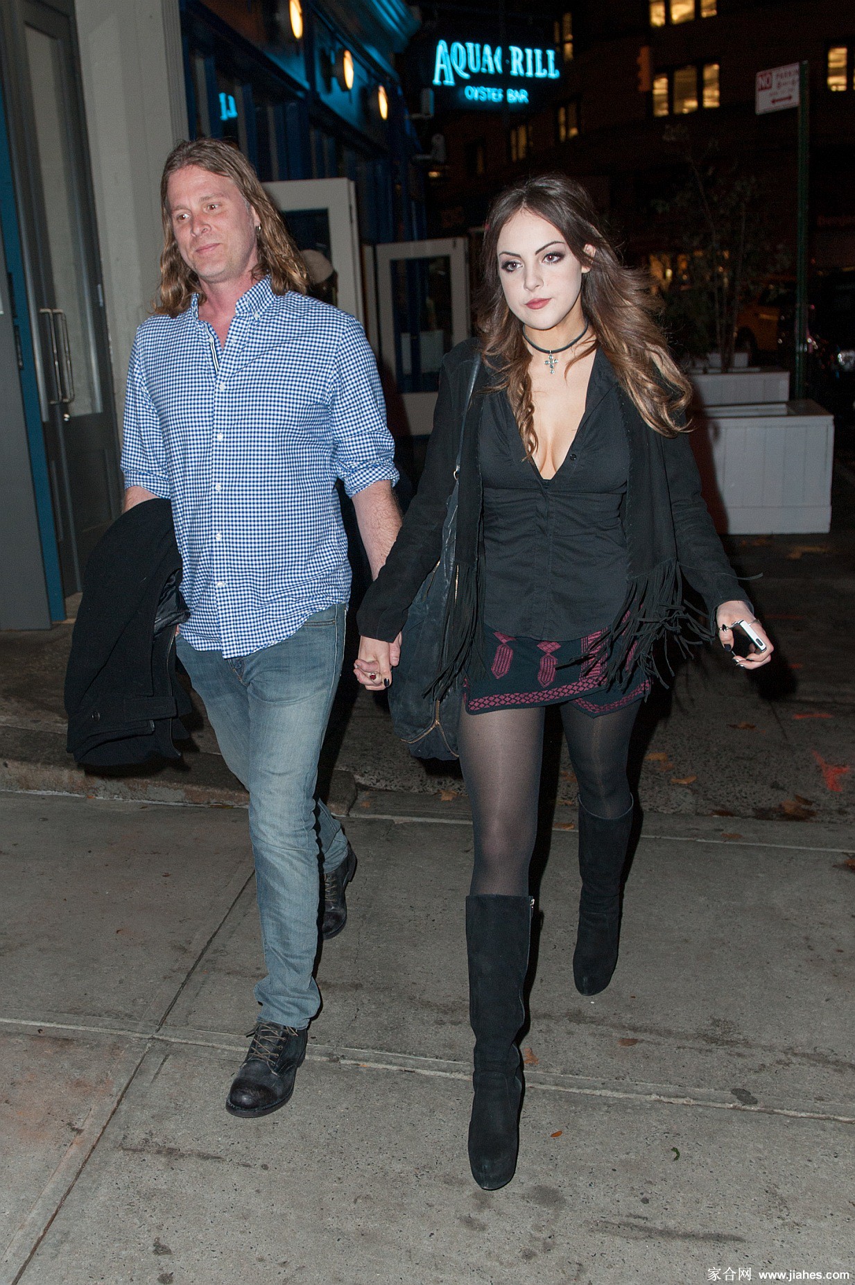 [CELEBRITY NYLON]Elizabeth Gillies in nylon stockings,pantyhose,tights[5]