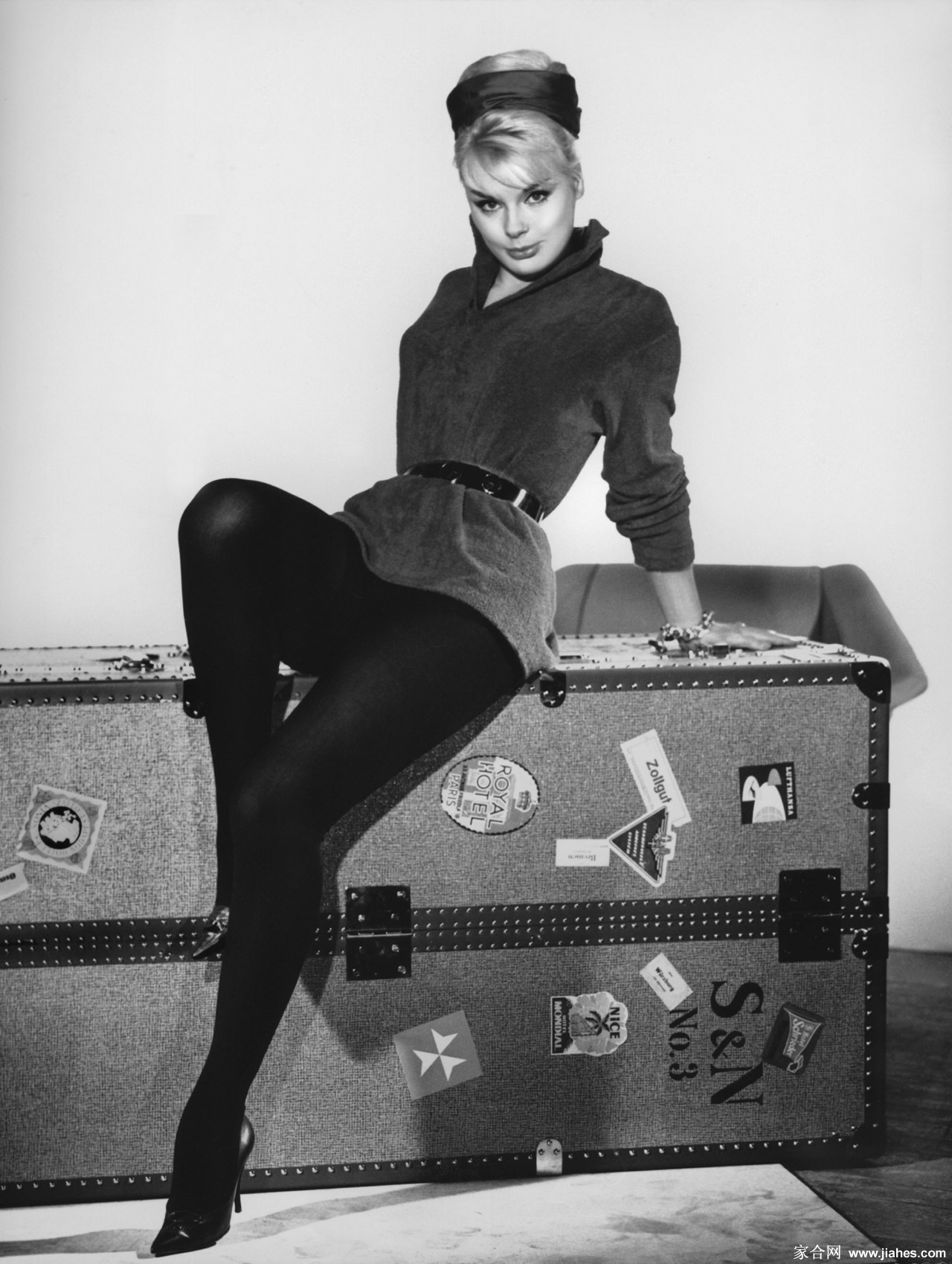 [CELEBRITY HOSIERY]Elke Sommer in nylon stockings,pantyhose,tights[5]