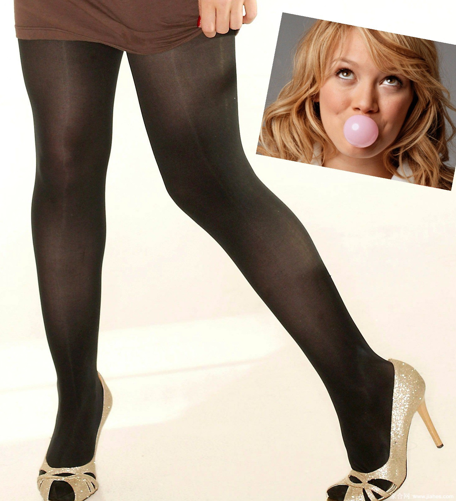 [CELEBRITY HOSIERY]Hillary Duff in nylon stockings,pantyhose,tights 2[7]