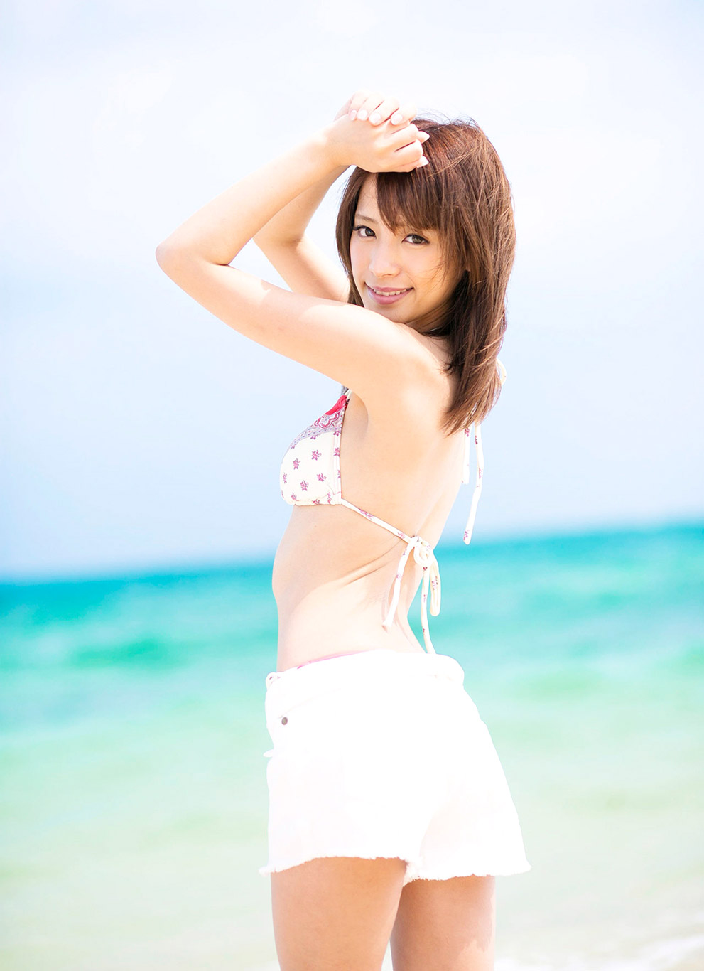 桃乃木香奈清凉泳装内衣写真[9]