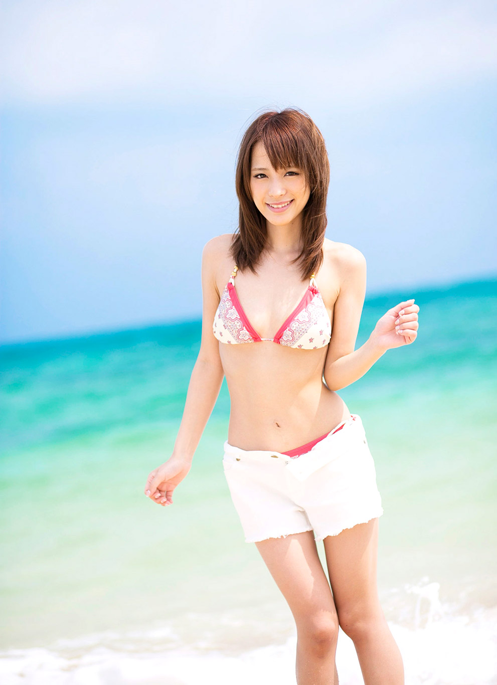 桃乃木香奈清凉泳装内衣写真[10]