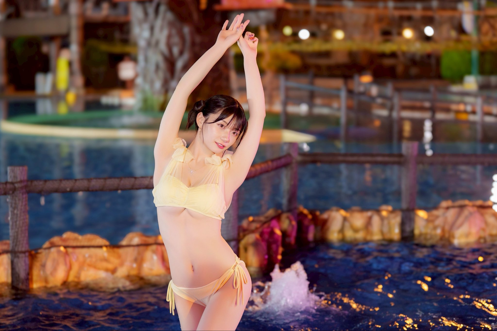 2025AV界新人濑户环奈蓝色泳装身材傲人[6]