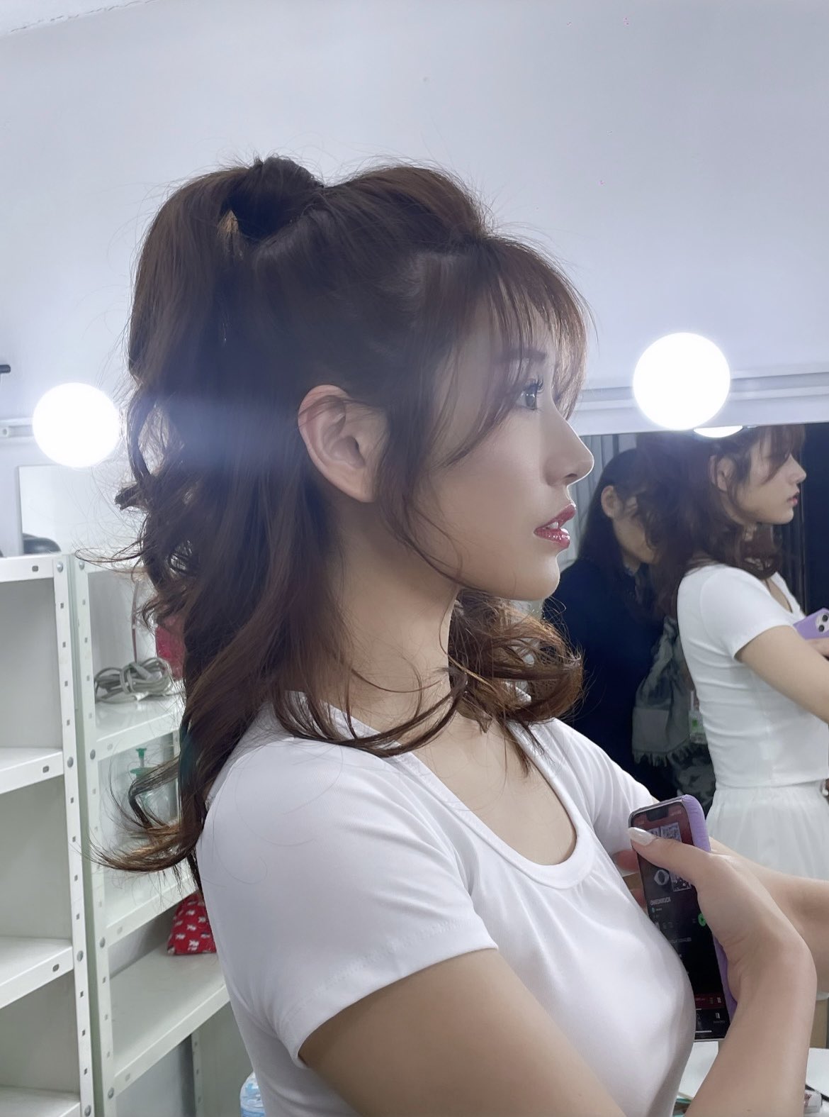 河北彩伽白色蕾丝丝袜美腿写真[12]