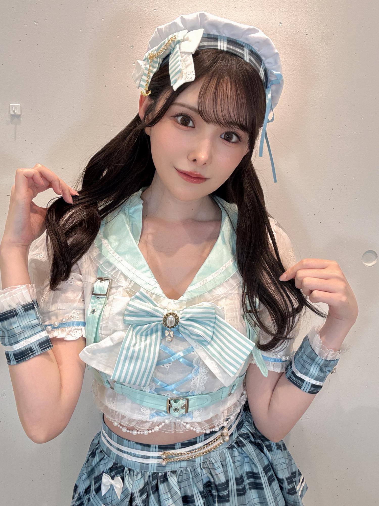 新有菜cosplay可爱红色女仆装[9]