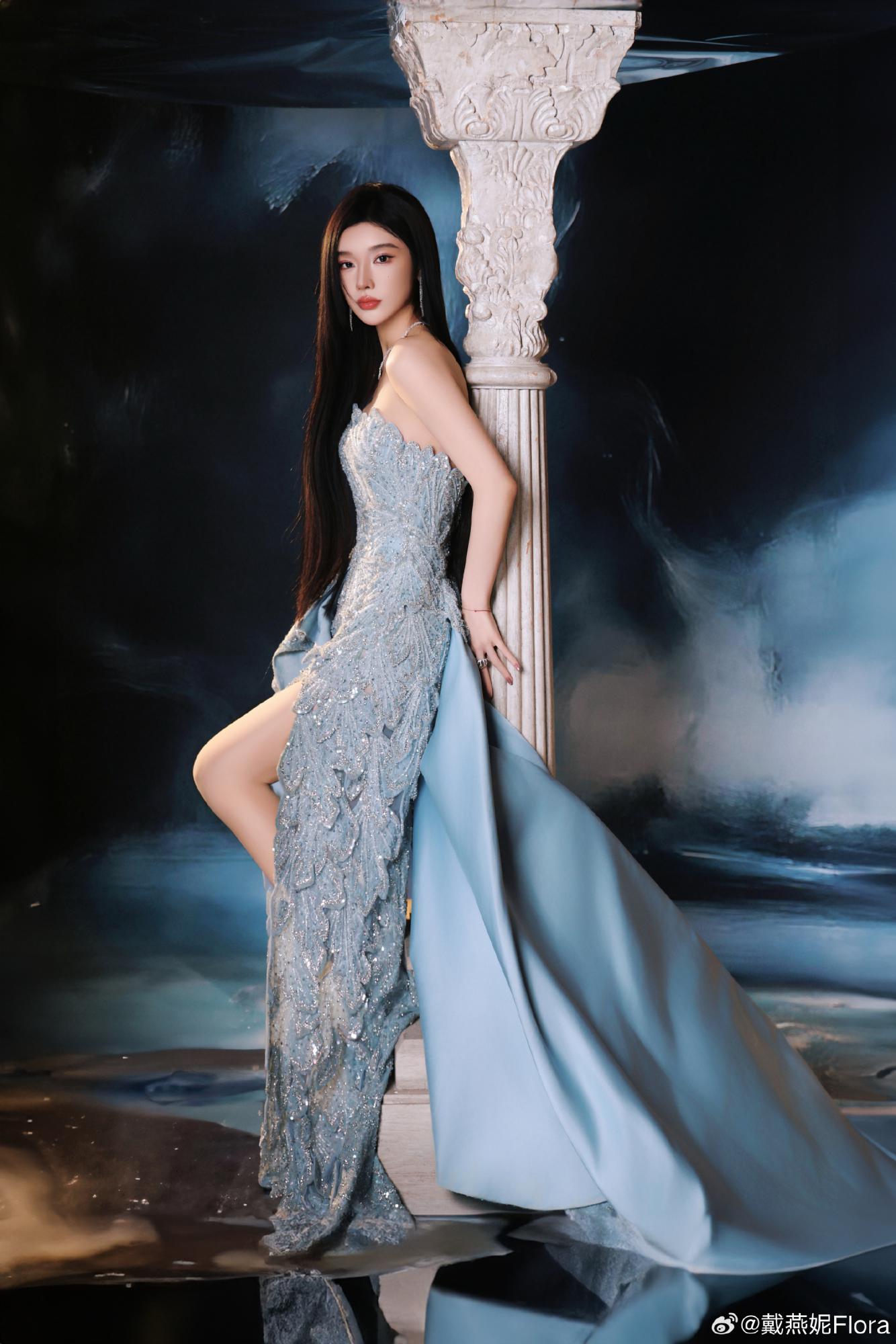 戴燕妮长裙美腿大气冷艳写真[7]