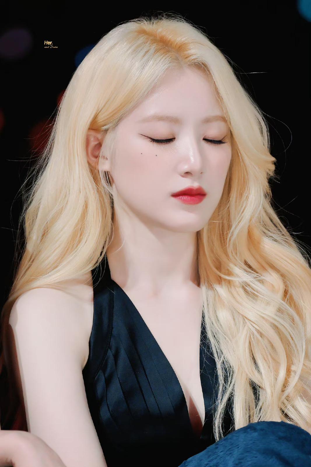 叶舒华金发精致妆容好美[6]