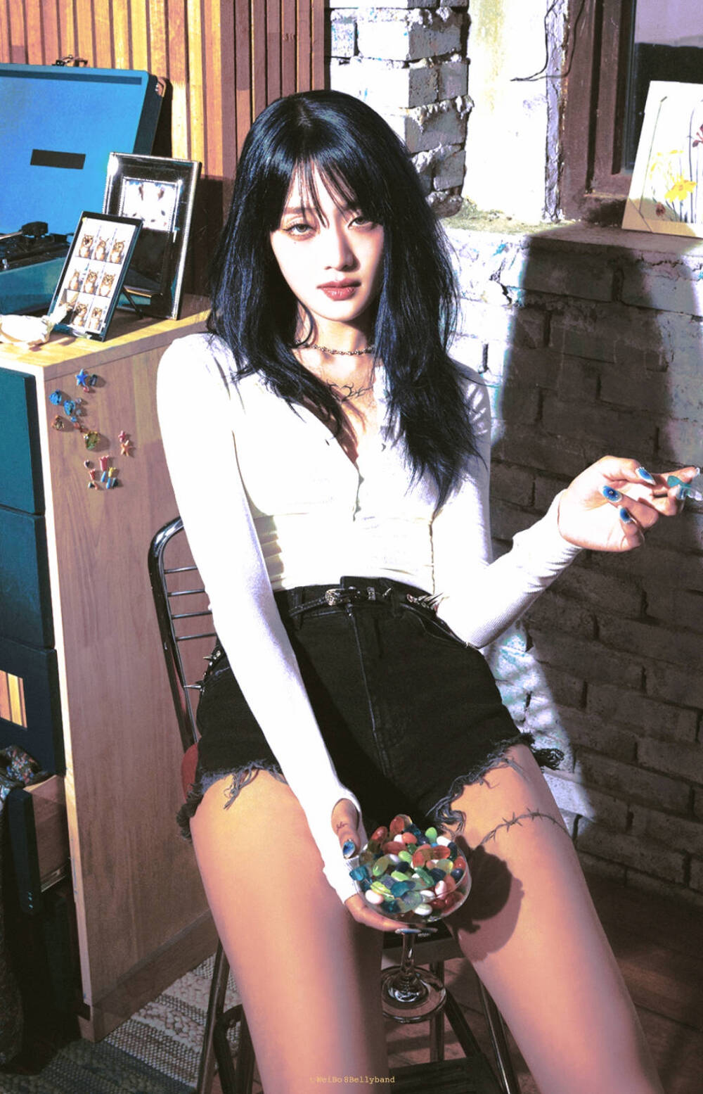 Minnie金米妮性感紧身包臀短裙舞台诱人[7]