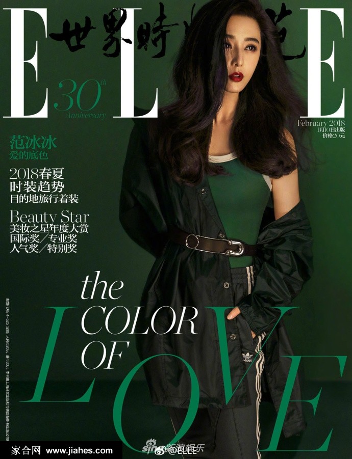 范冰冰李晨亲密同登 ELLEChina30周年特别刊封面[8]