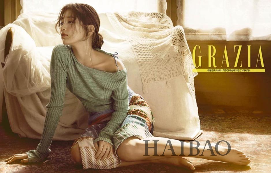 裴秀智登杂志《Grazia》韩国版8月刊[5]